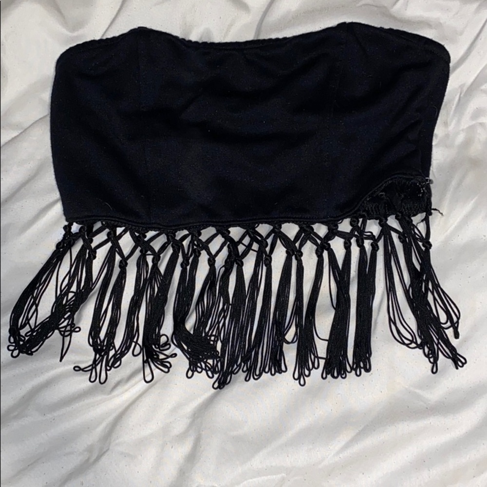 Black tube top